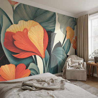 Fotó poszter tapéta Színes virágok