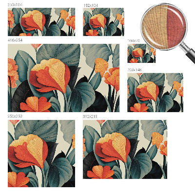 Fotó poszter tapéta Színes virágok