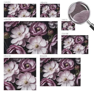 Nyomtatott vlies fotótapéta Virágos elegancia