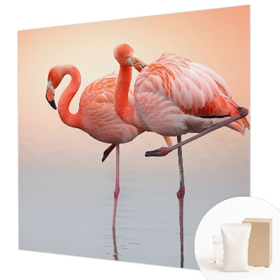 Vlies fotótapéta Finom flamingók