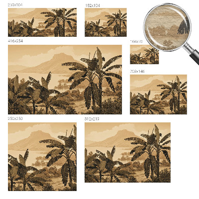 Vlies fotótapéta falra Trópusi panoráma