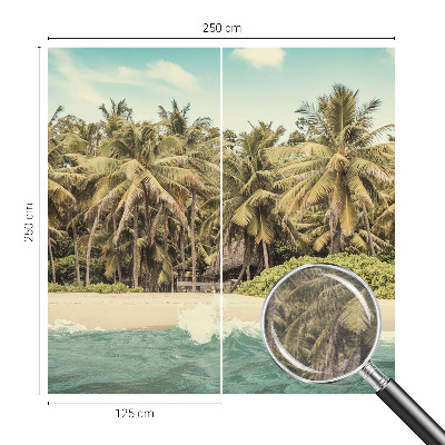 Vlies fotótapéta nappaliba Trópusi strand