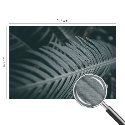 Vlies fotótapéta hálószobába Zöld levél