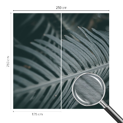 Vlies fotótapéta hálószobába Zöld levél