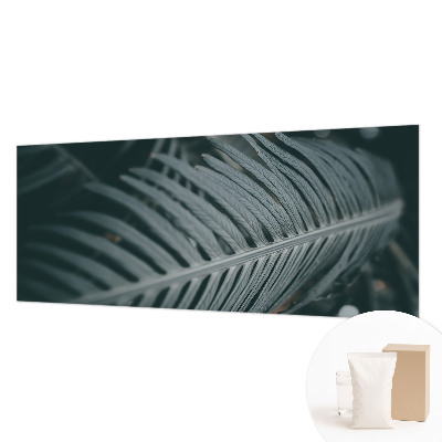 Vlies fotótapéta hálószobába Zöld levél