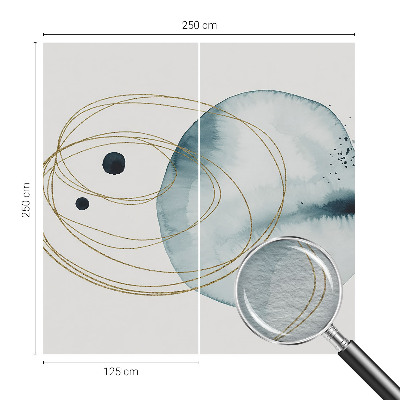 Vlies fotótapéta hálószobába Absztrakt kapcsolat