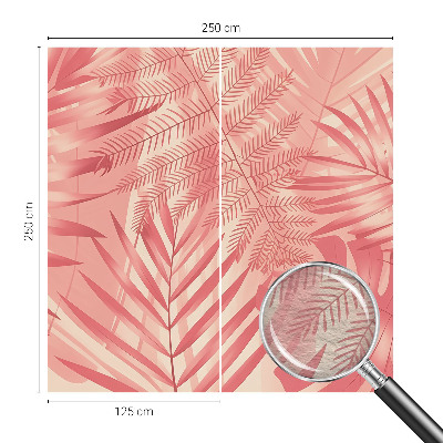 Fotótapéta hálószobába Trópusi levelek