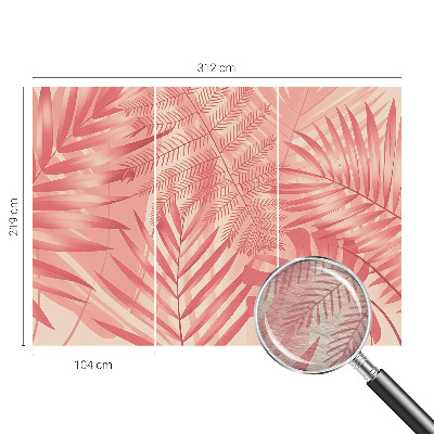 Fotótapéta hálószobába Trópusi levelek