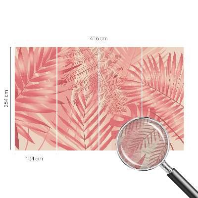 Fotótapéta hálószobába Trópusi levelek