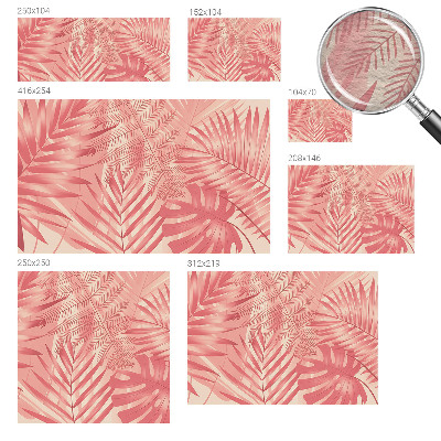 Fotótapéta hálószobába Trópusi levelek