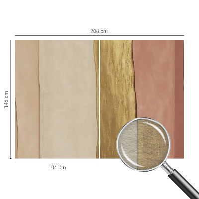 Nyomtatott vlies fotótapéta Hullámos csíkok