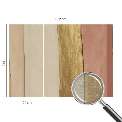 Nyomtatott vlies fotótapéta Hullámos csíkok