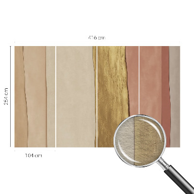 Nyomtatott vlies fotótapéta Hullámos csíkok