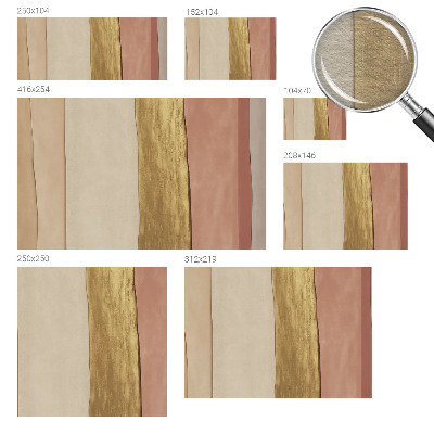 Nyomtatott vlies fotótapéta Hullámos csíkok