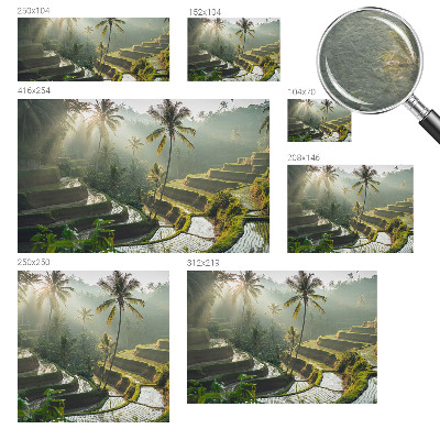 Fotótapéta nappaliba Paradicsomi teraszok