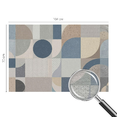 Modern fotótapéta méretre Geometrikus mozaik
