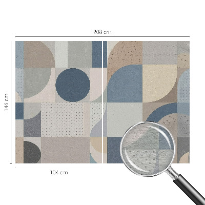 Modern fotótapéta méretre Geometrikus mozaik