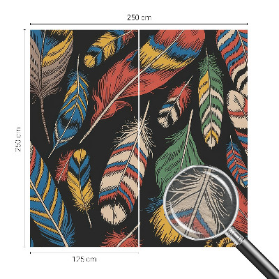 Fotótapéta nappaliba Színes tollak