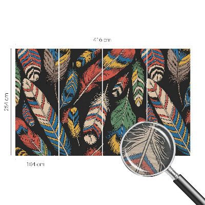 Fotótapéta nappaliba Színes tollak