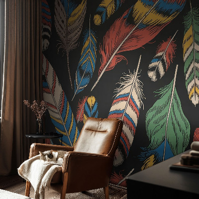 Fotótapéta nappaliba Színes tollak