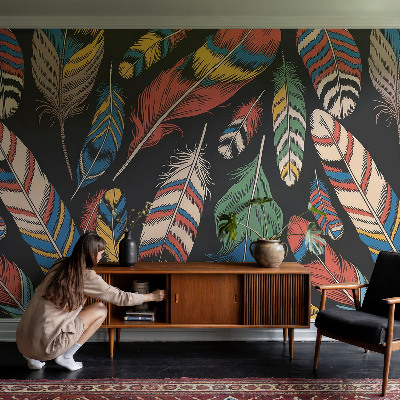 Fotótapéta nappaliba Színes tollak