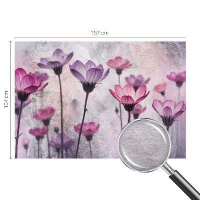 Modern fotótapéta méretre Pasztell virágok