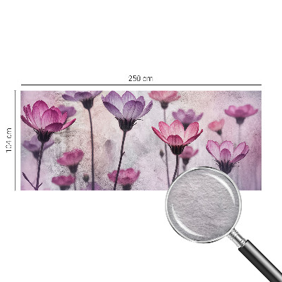 Modern fotótapéta méretre Pasztell virágok