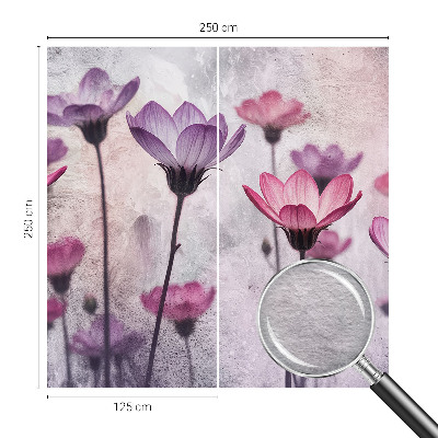 Modern fotótapéta méretre Pasztell virágok