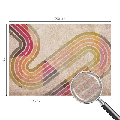 Dekoratív fotótapéta nappaliba Geometriai vonalak