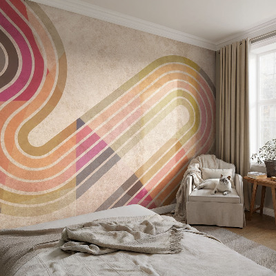 Dekoratív fotótapéta nappaliba Geometriai vonalak