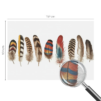 Kép tapéta Színes tollak