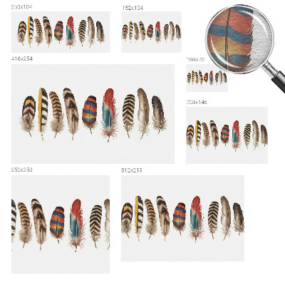 Kép tapéta Színes tollak