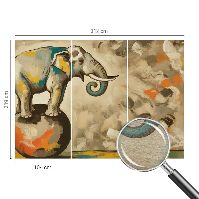 Flíz fotótapéta Absztrakt elefánt