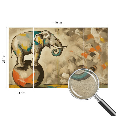 Flíz fotótapéta Absztrakt elefánt