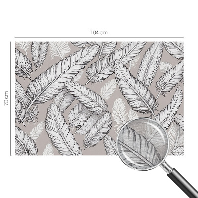 Vlies fotótapéta falra Finom tollak