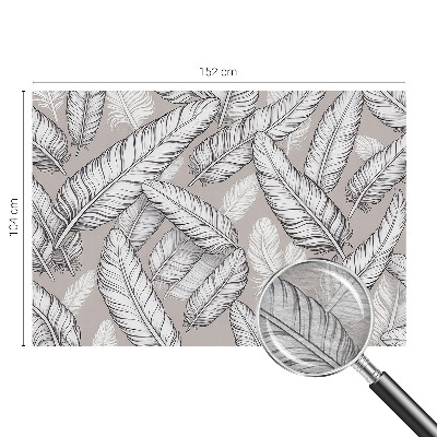 Vlies fotótapéta falra Finom tollak