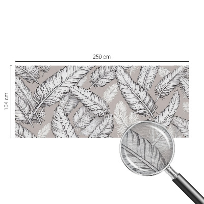 Vlies fotótapéta falra Finom tollak