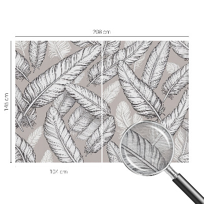 Vlies fotótapéta falra Finom tollak