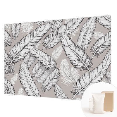 Vlies fotótapéta falra Finom tollak