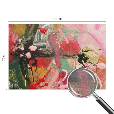 Vlies fotótapéta nappaliba Színes káosz