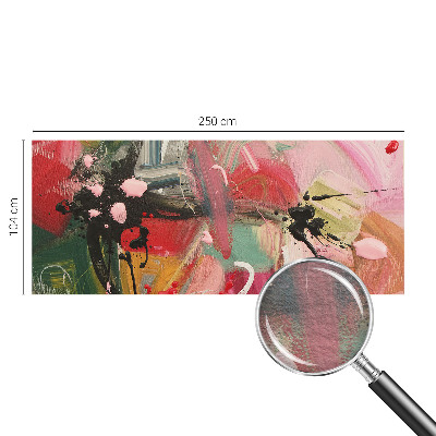 Vlies fotótapéta nappaliba Színes káosz