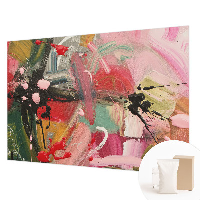 Vlies fotótapéta nappaliba Színes káosz