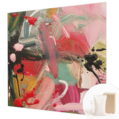 Vlies fotótapéta nappaliba Színes káosz