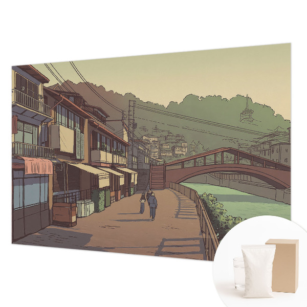 Vlies fotótapéta hálószobába Pasztell tájkép