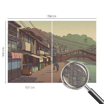 Vlies fotótapéta hálószobába Pasztell tájkép