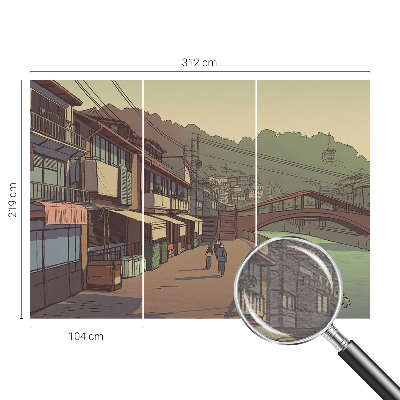 Vlies fotótapéta hálószobába Pasztell tájkép