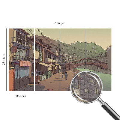 Vlies fotótapéta hálószobába Pasztell tájkép