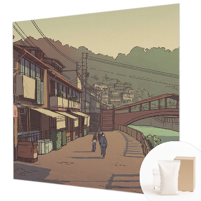 Vlies fotótapéta hálószobába Pasztell tájkép