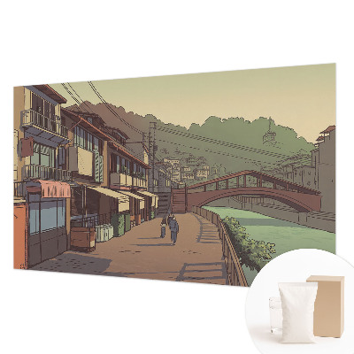 Vlies fotótapéta hálószobába Pasztell tájkép