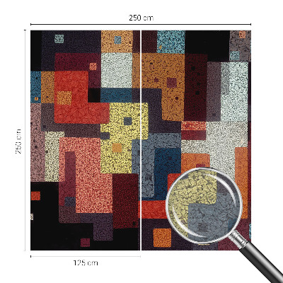 Vlies fotótapéta gyerekszobába Színes formák